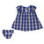 University of Kentucky Campus Plaid  Dress with Bloomers