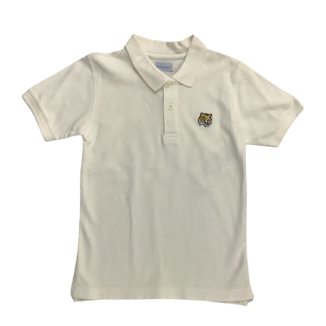 LSU Vive La Fete Collegiate Hand Embroidered Polo Shirt
