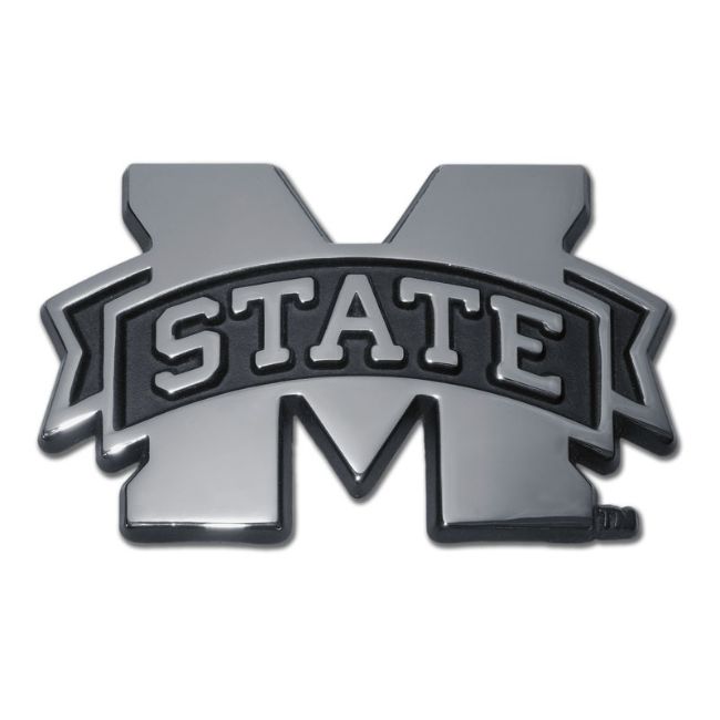 Mississippi State University Chrome Auto Emblem