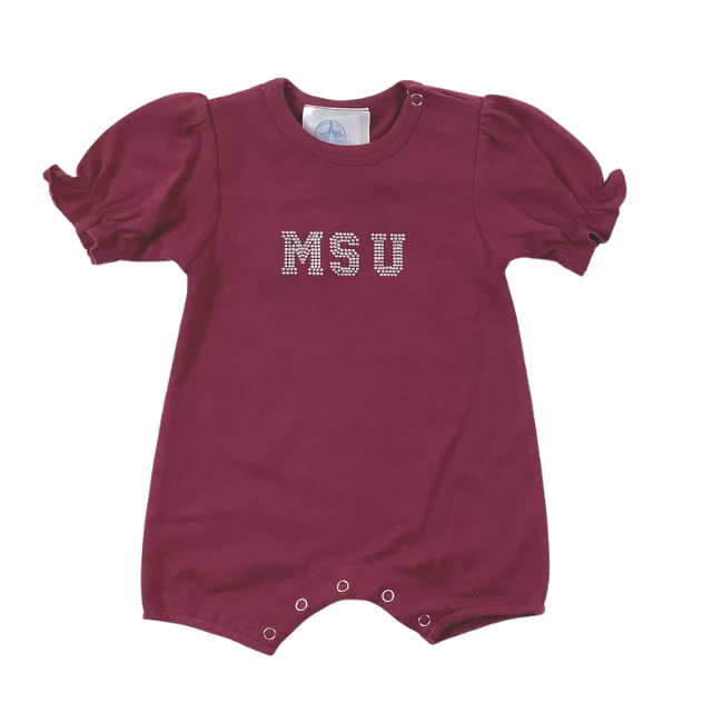 Mississippi State University Girls Romper
