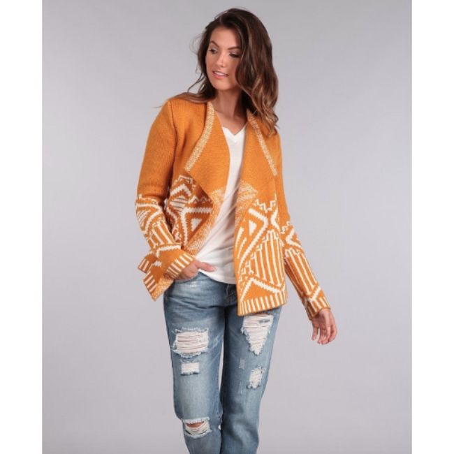 Mustard Ivory Cardigan