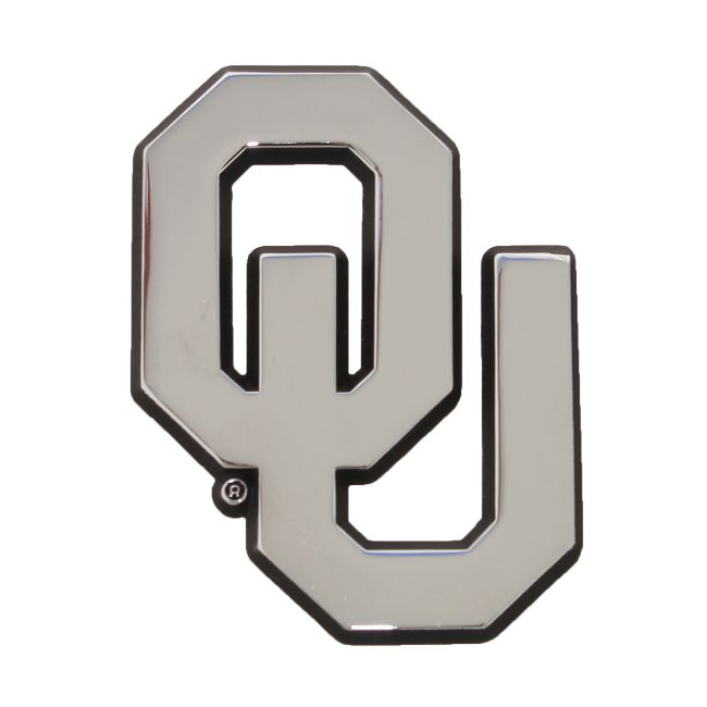 University of Oklahoma Chrome Auto Emblem