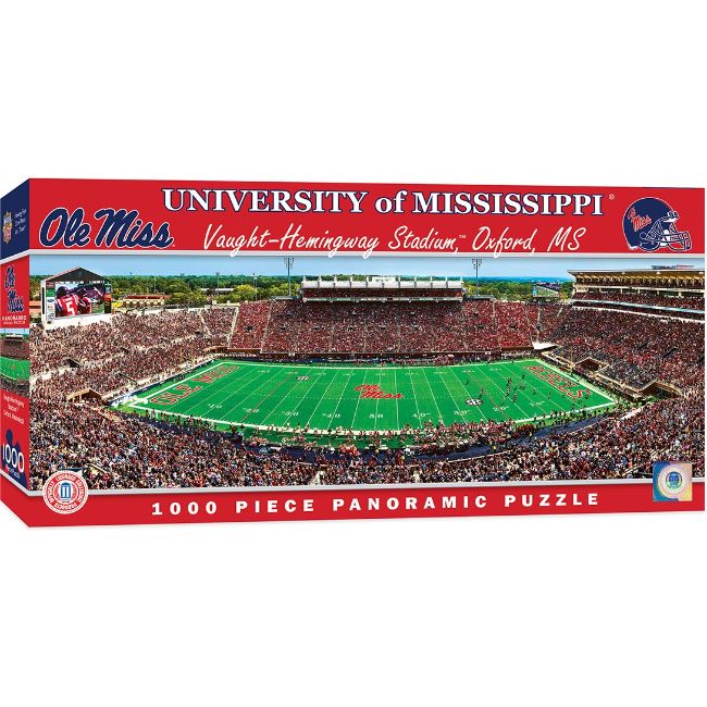 Ole Miss Vaught-Hemingway Stadium Panoramic Stadium 1000 Piece Puzzle