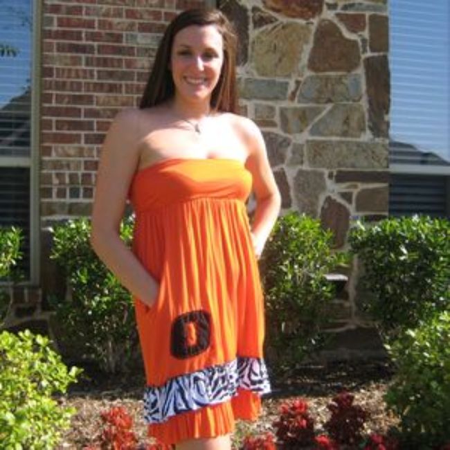 Oklahoma State University Logo Tube Dress