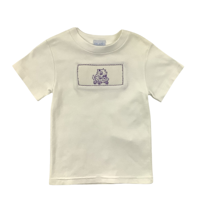 TCU Vive La Fete Collegiate Hand Smocked Shirt
