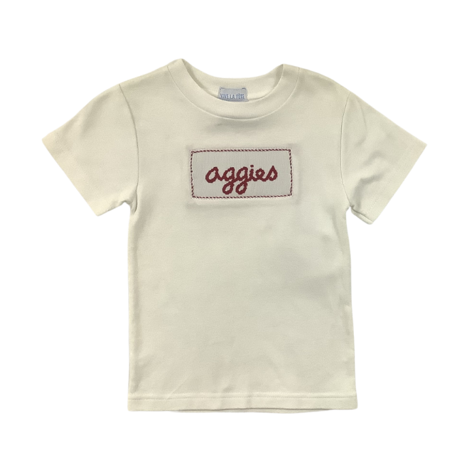 Texas A&amp;M University Vive La Fete Collegiate Hand Smocked Shirt