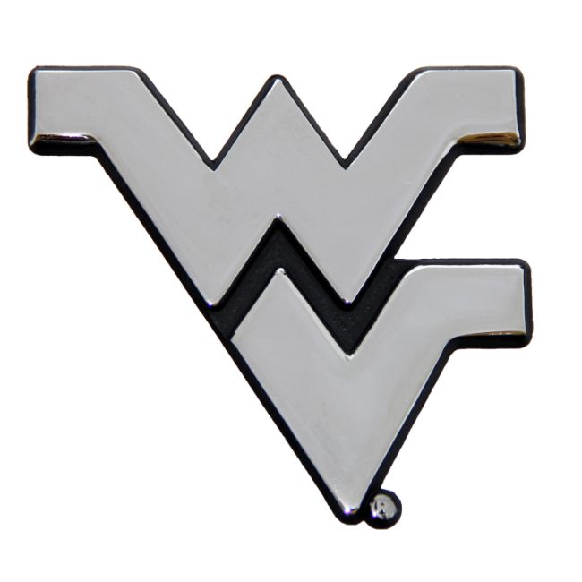 West Virginia University Chrome Auto Emblem